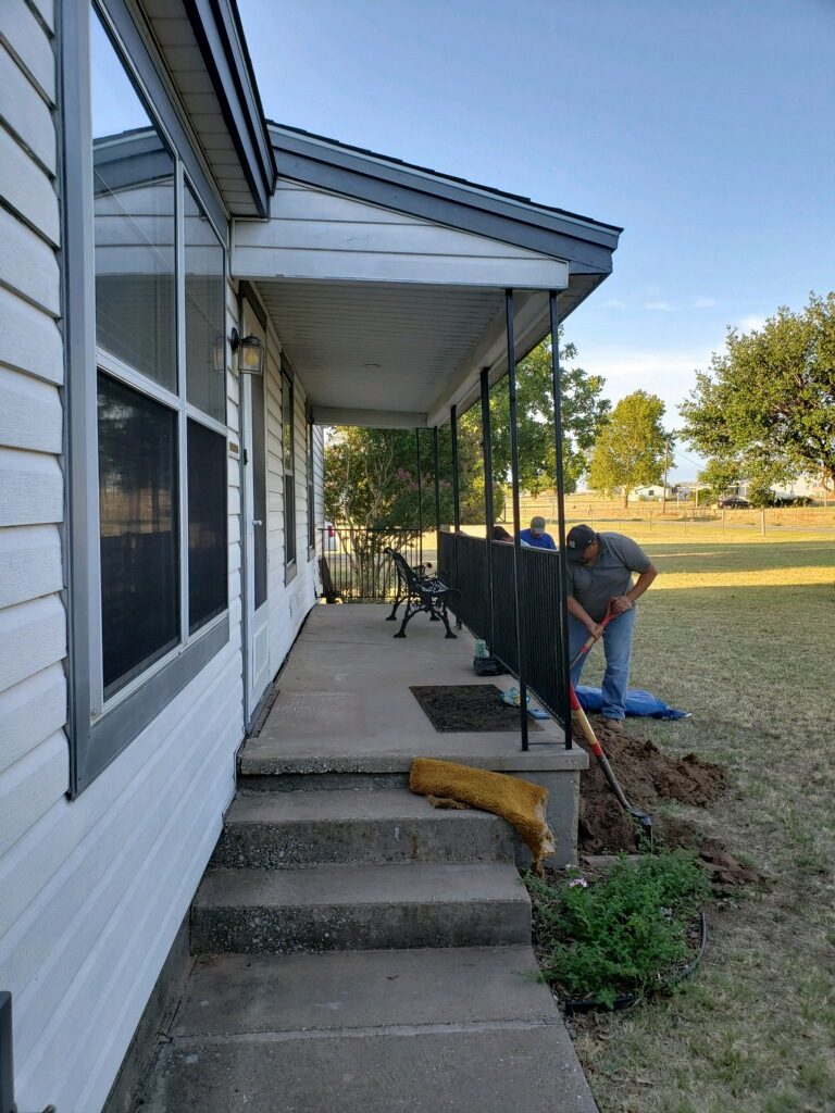 Our Foundation Repair division can get beneath the beam of your home and literally lift it back into place. We use high quality machinery to identify the severity of the movement and lift the home until it's back at level. 