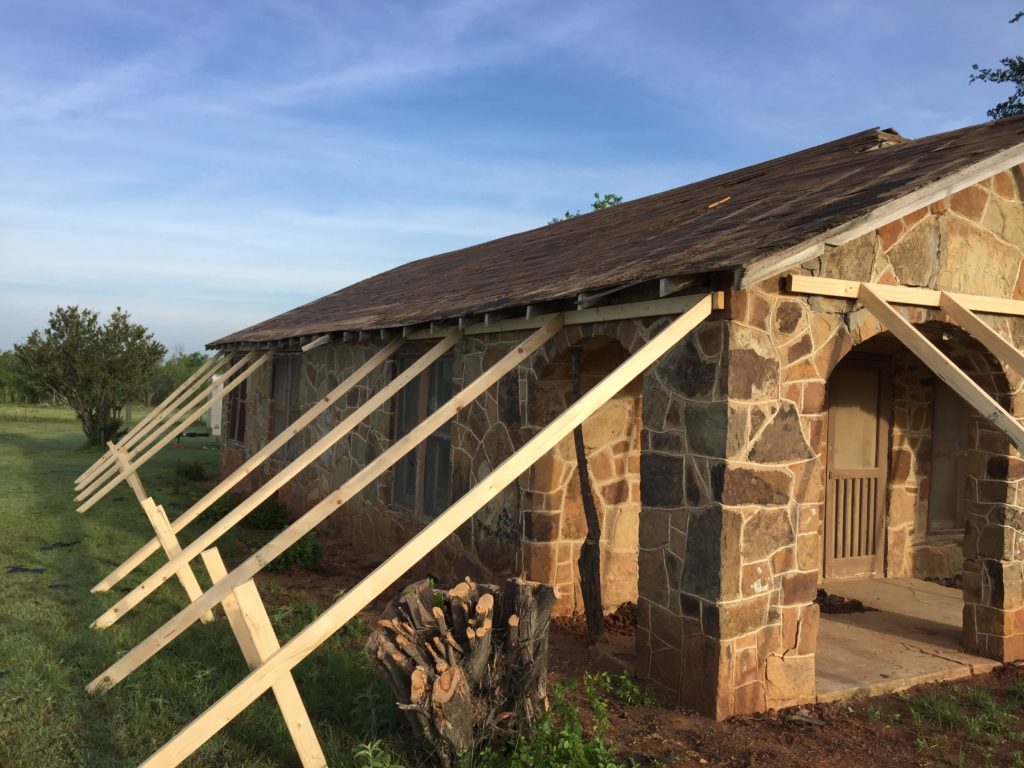 If you've been following us for some time, you may recall seeing this article that we titled "Stone Wall Renovation project." We've enjoyed working on this mid-century home and appreciate the history that comes with it. Our foremost focus is maintaining the structural integrity of the home, preserving it's antique look while updating it with modern touches. 